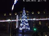 Palacio de la Diputación. Con luces navideñas